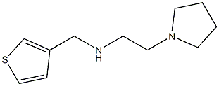 [2-(pyrrolidin-1-yl)ethyl](thiophen-3-ylmethyl)amine Struktur