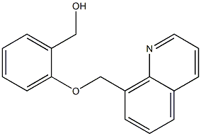 [2-(quinolin-8-ylmethoxy)phenyl]methanol,,结构式