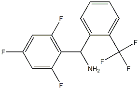 [2-(trifluoromethyl)phenyl](2,4,6-trifluorophenyl)methanamine