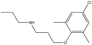 [3-(4-chloro-2,6-dimethylphenoxy)propyl](propyl)amine