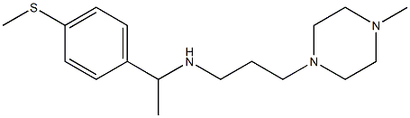  [3-(4-methylpiperazin-1-yl)propyl]({1-[4-(methylsulfanyl)phenyl]ethyl})amine