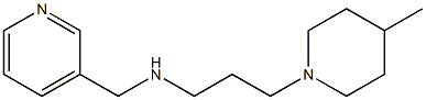 [3-(4-methylpiperidin-1-yl)propyl](pyridin-3-ylmethyl)amine Structure