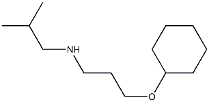[3-(cyclohexyloxy)propyl](2-methylpropyl)amine Struktur