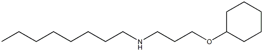 [3-(cyclohexyloxy)propyl](octyl)amine Struktur