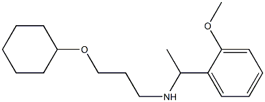 [3-(cyclohexyloxy)propyl][1-(2-methoxyphenyl)ethyl]amine|