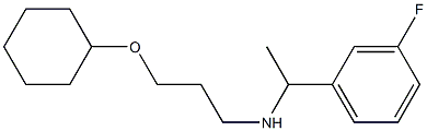 [3-(cyclohexyloxy)propyl][1-(3-fluorophenyl)ethyl]amine