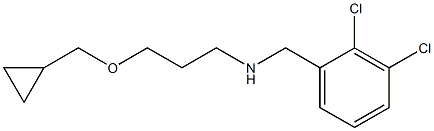 [3-(cyclopropylmethoxy)propyl][(2,3-dichlorophenyl)methyl]amine,,结构式