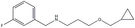 [3-(cyclopropylmethoxy)propyl][(3-fluorophenyl)methyl]amine