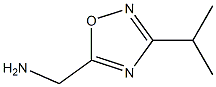 [3-(propan-2-yl)-1,2,4-oxadiazol-5-yl]methanamine Structure