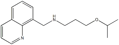 [3-(propan-2-yloxy)propyl](quinolin-8-ylmethyl)amine Structure