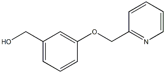[3-(pyridin-2-ylmethoxy)phenyl]methanol 化学構造式