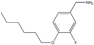 [3-fluoro-4-(hexyloxy)phenyl]methanamine Structure