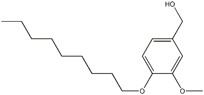 [3-methoxy-4-(nonyloxy)phenyl]methanol 化学構造式