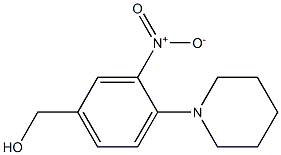 [3-nitro-4-(piperidin-1-yl)phenyl]methanol Structure