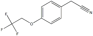 [4-(2,2,2-trifluoroethoxy)phenyl]acetonitrile Structure