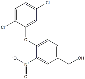 [4-(2,5-dichlorophenoxy)-3-nitrophenyl]methanol Struktur