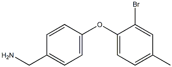 [4-(2-bromo-4-methylphenoxy)phenyl]methanamine