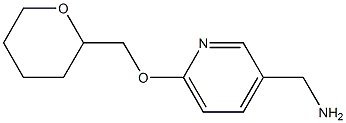 [6-(oxan-2-ylmethoxy)pyridin-3-yl]methanamine Structure