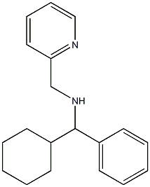 [cyclohexyl(phenyl)methyl](pyridin-2-ylmethyl)amine 化学構造式