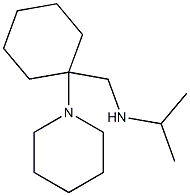 {[1-(piperidin-1-yl)cyclohexyl]methyl}(propan-2-yl)amine|