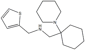 {[1-(piperidin-1-yl)cyclohexyl]methyl}(thiophen-2-ylmethyl)amine