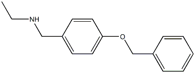 {[4-(benzyloxy)phenyl]methyl}(ethyl)amine|