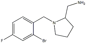  {1-[(2-bromo-4-fluorophenyl)methyl]pyrrolidin-2-yl}methanamine