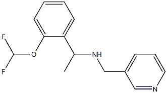 {1-[2-(difluoromethoxy)phenyl]ethyl}(pyridin-3-ylmethyl)amine