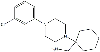 {1-[4-(3-chlorophenyl)piperazin-1-yl]cyclohexyl}methanamine