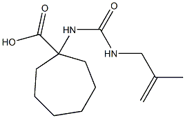  1-({[(2-methylprop-2-enyl)amino]carbonyl}amino)cycloheptanecarboxylic acid