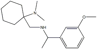 1-({[1-(3-methoxyphenyl)ethyl]amino}methyl)-N,N-dimethylcyclohexan-1-amine