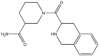 1-(1,2,3,4-tetrahydroisoquinolin-3-ylcarbonyl)piperidine-3-carboxamide Structure