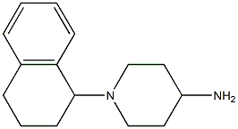 1-(1,2,3,4-tetrahydronaphthalen-1-yl)piperidin-4-amine Structure