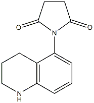 1-(1,2,3,4-tetrahydroquinolin-5-yl)pyrrolidine-2,5-dione 结构式