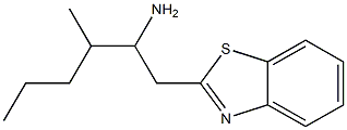 1-(1,3-benzothiazol-2-yl)-3-methylhexan-2-amine
