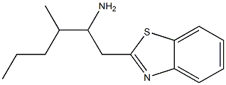  1-(1,3-benzothiazol-2-yl)-3-methylhexan-2-amine