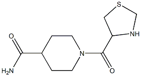 1-(1,3-thiazolidin-4-ylcarbonyl)piperidine-4-carboxamide Struktur