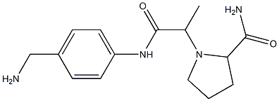 1-(1-{[4-(aminomethyl)phenyl]carbamoyl}ethyl)pyrrolidine-2-carboxamide