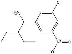 1-(1-amino-2-ethylbutyl)-3-chloro-5-nitrobenzene