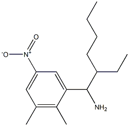 1-(1-amino-2-ethylhexyl)-2,3-dimethyl-5-nitrobenzene