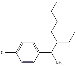 1-(1-amino-2-ethylhexyl)-4-chlorobenzene