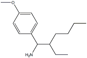 1-(1-amino-2-ethylhexyl)-4-methoxybenzene Structure