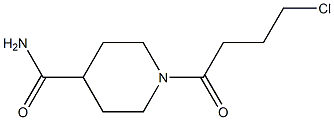 1-(4-chlorobutanoyl)piperidine-4-carboxamide Structure