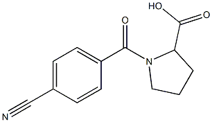 1-(4-cyanobenzoyl)pyrrolidine-2-carboxylic acid