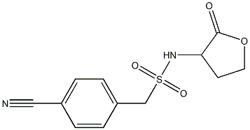  1-(4-cyanophenyl)-N-(2-oxooxolan-3-yl)methanesulfonamide