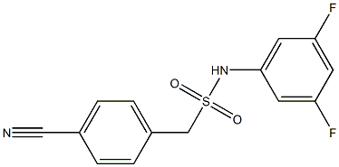 1-(4-cyanophenyl)-N-(3,5-difluorophenyl)methanesulfonamide