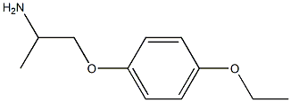 1-(4-ethoxyphenoxy)propan-2-amine Struktur