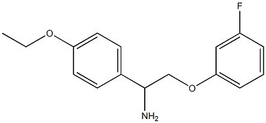 1-(4-ethoxyphenyl)-2-(3-fluorophenoxy)ethanamine Struktur