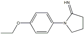 1-(4-ethoxyphenyl)pyrrolidin-2-imine,,结构式