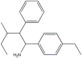  1-(4-ethylphenyl)-3-methyl-2-phenylpentan-1-amine